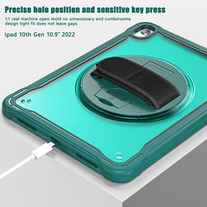 โรงงาน<span class=keywords><strong>ราคา</strong></span>โปร่งใส 360 องศาหมุนแผ่นดิสก์สายคล้องมือแท็บเล็ตสําหรับ <span class=keywords><strong>iPad</strong></span> 10th <span class=keywords><strong>Gen</strong></span> 10.9 นิ้ว - Product Image 3