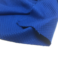 Tissu bleu 100 % polyester tissé, ignifuge, imperméable et résistant aux déchirures pour vêtements de travail, bagages d'extérieur, rideaux et doublures de voiture