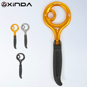 XINDA 25kN, acier inoxydable durable pour l'extérieur, pour anneau de descente, descendeur pliable en aluminium, rappel, blocage, escalade - Product Image 5