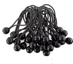Xinda Bungee Balls Webbing Black Ball Heavyweight 4 Inches <b>Tarp</b> Bungee Cords Weather Resistant Tie Strap Camp Customizable - Product Image 2