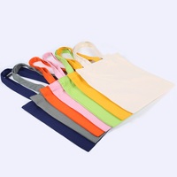Offres Spéciales personnalisé personnaliser coton toile blanc beige sac fourre-tout avec propre taille et logo