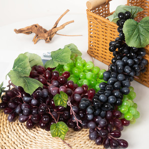 Ramilletes de Uvas de PVC Simuladas Ecológicos en Stock, Accesorios de Fotografía con Efecto de Escarcha, Venta al por Mayor para Navidad y Pascua - Product Image 4