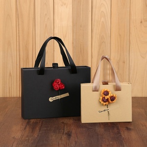 Hot Sale Shoes Clothes Watch <b>Gift</b> Paper <b>Box</b> with Handle - Product Image 5