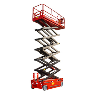 Piattaforma di Lavoro Aereo Elettrica Semovente a Forbice con Altezza Variabile per Manutenzione Interna ed Esterna - Product Image 1