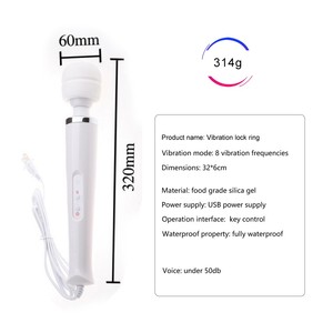 Vibrador de Gran Tamaño, Potente Masajeador Tipo Varita, Estimulador de Punto G y Clítoris, Juguetes Sexuales para Mujeres, Productos para Adultos - Product Image 2