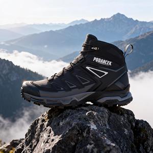 Chaussures de randonnée pour hommes, personnalisables par le fournisseur, bon marché, durables, respirantes, en tissu, idéales pour la montagne - Product Image 4