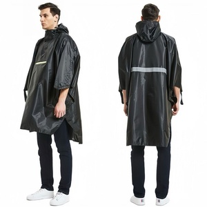 Poncho Impermeable Portátil Personalizado con Capucha y Franja Reflectante, Ligero y Plegable, para Viajes al Aire Libre - Product Image 6