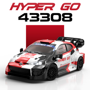 Voiture de drift RC MJX 43308 Hyper Go, nouvelle échelle 1/43, télécommande 2,4 GHz, voiture de rallye avec éclairage LED, pneus de rechange, jouet de course pour enfants - Product Image 2