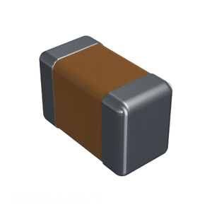 ตัวเก็บประจุเซรามิกสำหรับ0603B224K500CT 0603 (1608เมตริก) ฝาครอบ CER 0.22 uF 50V X7R 0603 0.22 uF - Product Image 1