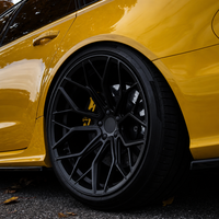 Jantes de voiture en alliage forgé de performance HE1 multi-rayons, concaves profondes, noir brillant, 19 20 21 22 pouces pour Audi A4 A5 S4 S5 RS4 RS5 B9