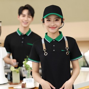 Polo Personalizado <span class=keywords><strong>Camisetas</strong></span> <span class=keywords><strong>de</strong></span> Camarero Polo Camiseta para Barbacoa Tienda Hot Pot Restaurante Supermercado Uniformes <span class=keywords><strong>de</strong></span> Personal - Product Image 6