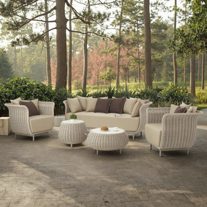 Muebles para el hogar de lujo de diseño moderno al aire libre salón Villa sofá jardín cuerda sofá de alta calidad - Product Image 1