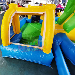 Fiesta de verano para niños en el patio trasero, piscina inflable, fútbol acuático, tobogán acuático inflable y castillo inflable combinados. - Product Image 5