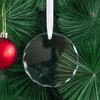 Vente en gros d'usine, ornement en verre cristal K9 de haute qualité, forme ronde, 60 mm, pour gravure au laser ou impression UV