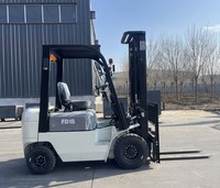 Chariot élévateur diesel 1,5 tonne 1500 kg à moteur thermique, petit chariot élévateur compact, vente chaude, usage intensif pour chantier de construction
