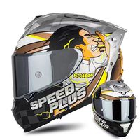 Nouveau casque de moto panoramique ultra HD à double objectif, respirant et sûr, design unisexe