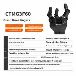 Mano Robótica Humanoide con Motor, Caja de Cambios y PLC para Automatización de Brazos Cobot, Investigación en Laboratorio y Entrenamiento de Manos Robóticas - Product Image 6