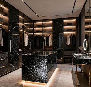 Thiết kế hiện đại thân thiện với môi 7 * 9ft melamine phải đối mặt với ván đồng bộ ván dăm cho nhà bếp khách sạn đồ nội thất cửa hàng quần áo - Product Image 5