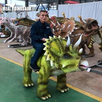Machine de jeu électrique à monter sur un dinosaure animatronique