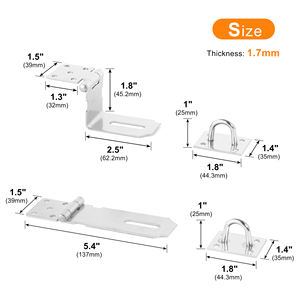 ตัวล็อคแบบมีกุญแจสแตนเลส 270 องศา สำหรับประตูรั้วสวนกลางแจ้งและตู้เฟอร์นิเจอร์ - Product Image 4