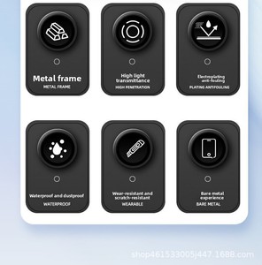 Protezione per Obiettivo Fotocamera con Glitter Diamantati e Cornice di Allineamento per <span class=keywords><strong>iPhone</strong></span> 17 <span class=keywords><strong>Pro</strong></span> Max, 9H, Anti-Impronta, Scintillante - Product Image 6