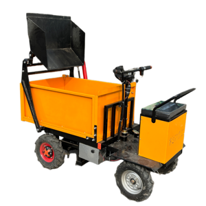 Four-wheel Handcart Construction Sites Self-loading Dump Truck Used <b>Transporting</b> Sand Bricks Agricultural Materials SW-4LZCZX th - Product Image 4