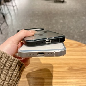 Étui de téléphone magnétique transparent de luxe pour iPhone 17 air 16 15 14 Plus 13 Pro Max, coque de téléphone transparente antichoc, coque arrière de téléphone portable - Product Image 4