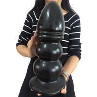 Plug anal géant XXL massif et robuste, imperméable, noir, violet, chair