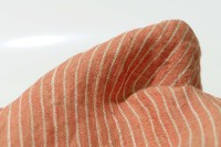 Tissu rayé en lin 100% teint en fil, écologique, 138 cm, 140 g/m², doux et respirant, pour chemises et robes printemps-été