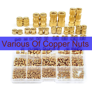 Tùy chỉnh đồng M1 M2 M3 M4 M5 M6 M8 đồng thau đan chèn Nut ép phun đồng thau có khía chủ đề chèn các loại hạt <span class=keywords><strong>CNC</strong></span> máy tiện phần - Product Image 2