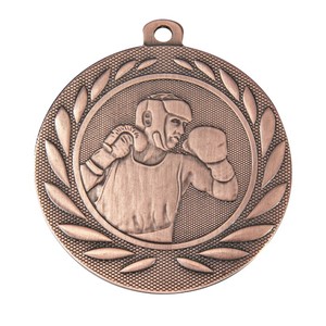 Noble Luxury Gold Boxing Medal Premier <span class=keywords><strong>prix</strong></span> avec des gants Stars Laurel Design - Product Image 4