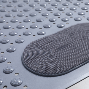 Tapis de douche antidérapant de bonne qualité avec brosse pour nettoyer les pieds, tapis de bain en silicone - Product Image 4
