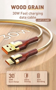 LDNIO ls681 điện thoại di động tiện ích mở rộng đa chức năng phí Micro nhanh chóng sạc Loại C dòng USB Cáp dữ liệu - Product Image 2