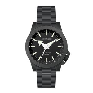 นาฬิกาข้อมือจักรกลสแตนเลสแท้ 316L คุณภาพสูงแบบกำหนดเอง พร้อมพรายน้ำ C3 Super Luminous ของญี่ปุ่น ขนาด 44 มม. สำหรับ Miyota 8215 - Product Image 3