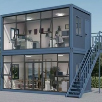 Maison conteneur préfabriquée détachable de 20 pieds, petite et économique, portable, pour camping, supermarché, salon, design moderne