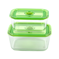 Contenants alimentaires en verre borosilicate sans BPA - Étanches, empilables, résistants à la chaleur pour la rentrée scolaire et l'utilisation en extérieur