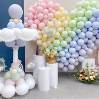 Ballons circulaires colorés inspirés de la dopamine, de 7, 10 et 12 pouces, pour décorations d'anniversaire et de mariage ; en latex épaissi de qualité supérieure