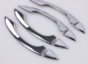 2015 pour A6 - Garniture de poignée de porte latérale - Décoration de voiture - ABS chromé - 8 pièces - Product Image 3