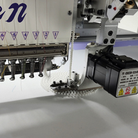 Machine à broder numérique automatique à grande vitesse multifonctionnelle pour sequins, perles, ruban, cordon, 1, 2, 4 têtes, informatisée