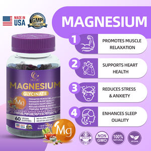 Gomitas de Glicinato de Magnesio DUOZI 500mg Veganas para la Relajación Muscular, la Calidad del Sueño y el Alivio del Estrés, 60 Gomitas - Product Image 3