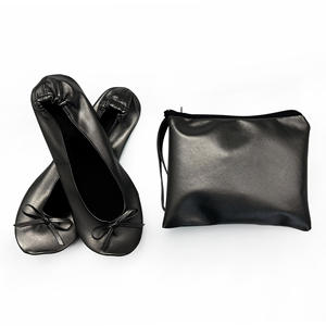 Scarpe da <span class=keywords><strong>Donna</strong></span> in Offerta Speciale per Regalo di Nozze per Ospiti <span class=keywords><strong>Ballerine</strong></span> Piatte Ciabattine Dopofesta Pieghevoli con Borsa - Product Image 5