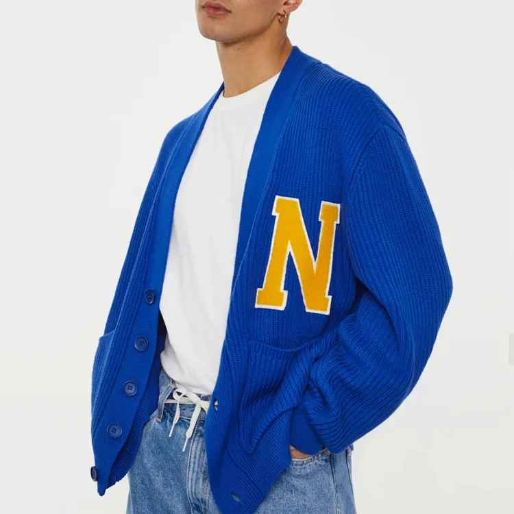 Chenille-Chaqueta Bomber bordada para hombre y mujer, ropa de diseñador, suéter informal de invierno, chaquetas personalizadas de equipo universitario