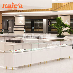 Gabinete de exhibición de joyería personalizado de diseño Simple de gama alta, escaparate, mesa de exhibición de joyería de vidrio moderna <span class=keywords><strong>para</strong></span> joyería - Product Image 1