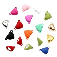 2024 vente chaude amour coeur boucle forte connecté fin fermoirs casquettes breloques collier Bracelet fabrication de bijoux accessoires