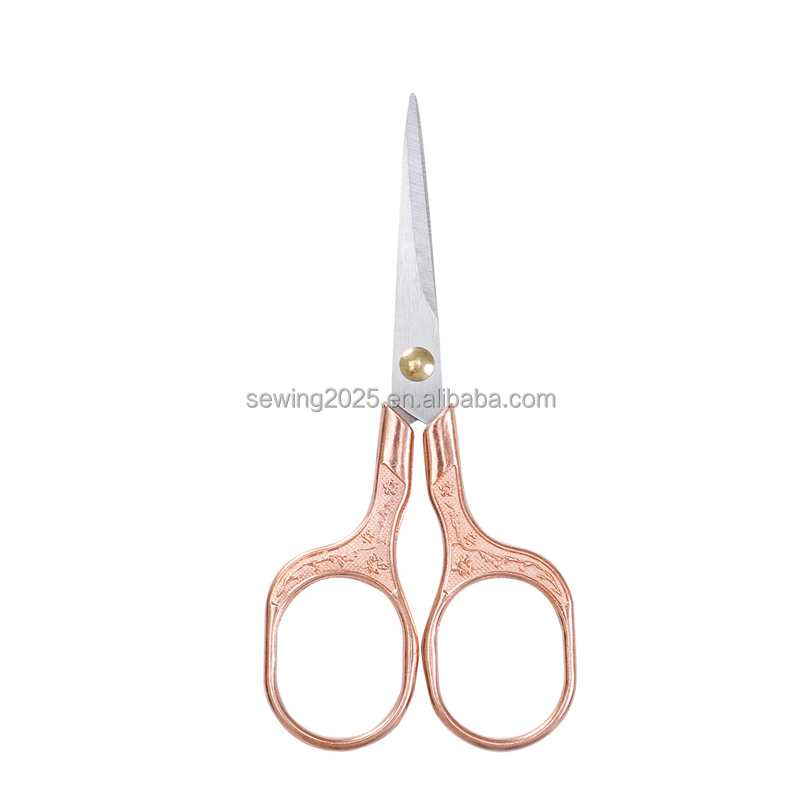 Vintage Plum Blossom Scissors Window Flowers Wool Embroidery Scissors Handmade Student Office Scissors