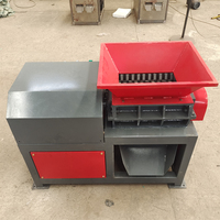 Déchiqueteuse métallique automatique compacte pour la maison avec moteur pour le recyclage des déchets électroniques, machine à double arbre