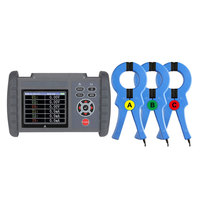 3-Phase Clamp Phase VA Meter AC Voltage Current Phase Frequency CT1 CT2 CT3 1000 Data Rechargeable OEM