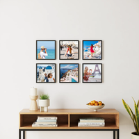Cadre ABS Premium sans clou, neuf, 8*8 20*20cm, installation rapide et facile à repositionner