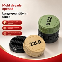 Boîtes de rangement compactes et durables pour mini-munitions en plastique, avec bouchons à vis, portables et de poche, pour le transport transfrontalier