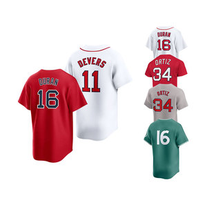 2025 Mới Giá Rẻ Hàng Đầu Khâu Mỹ Bóng Chày Jersey Boston 34 Ortiz 16 Duran 11Devers Tùy Chỉnh Đội Jersey - Product Image 6